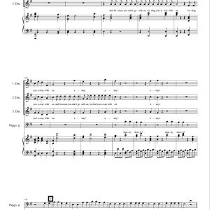 Alternative view of Z2 Vocal Score for piano and voices The Labyrinth - The second part of Magic Flute