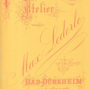 Alternative view of Foto von Jakob I Ellenberger sitzend